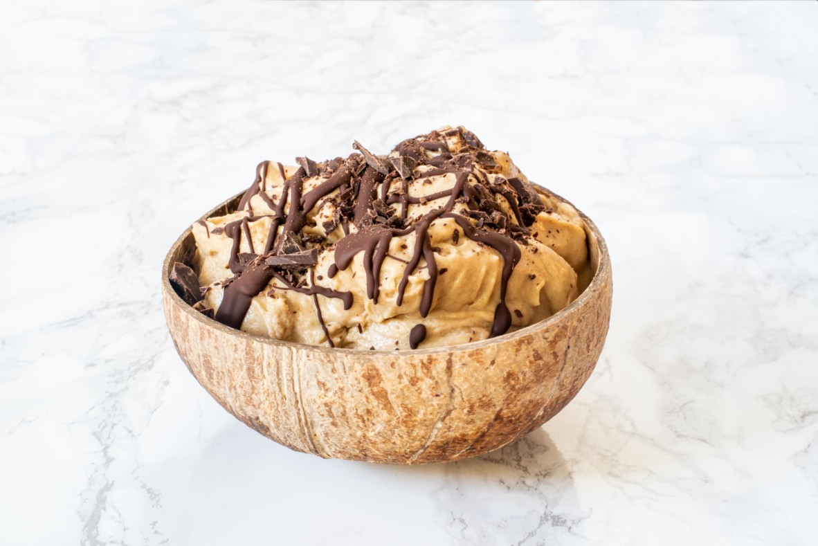 Chickpea Peanut Butter Ice Cream (Vegan/Gluten-Free) Featured Image