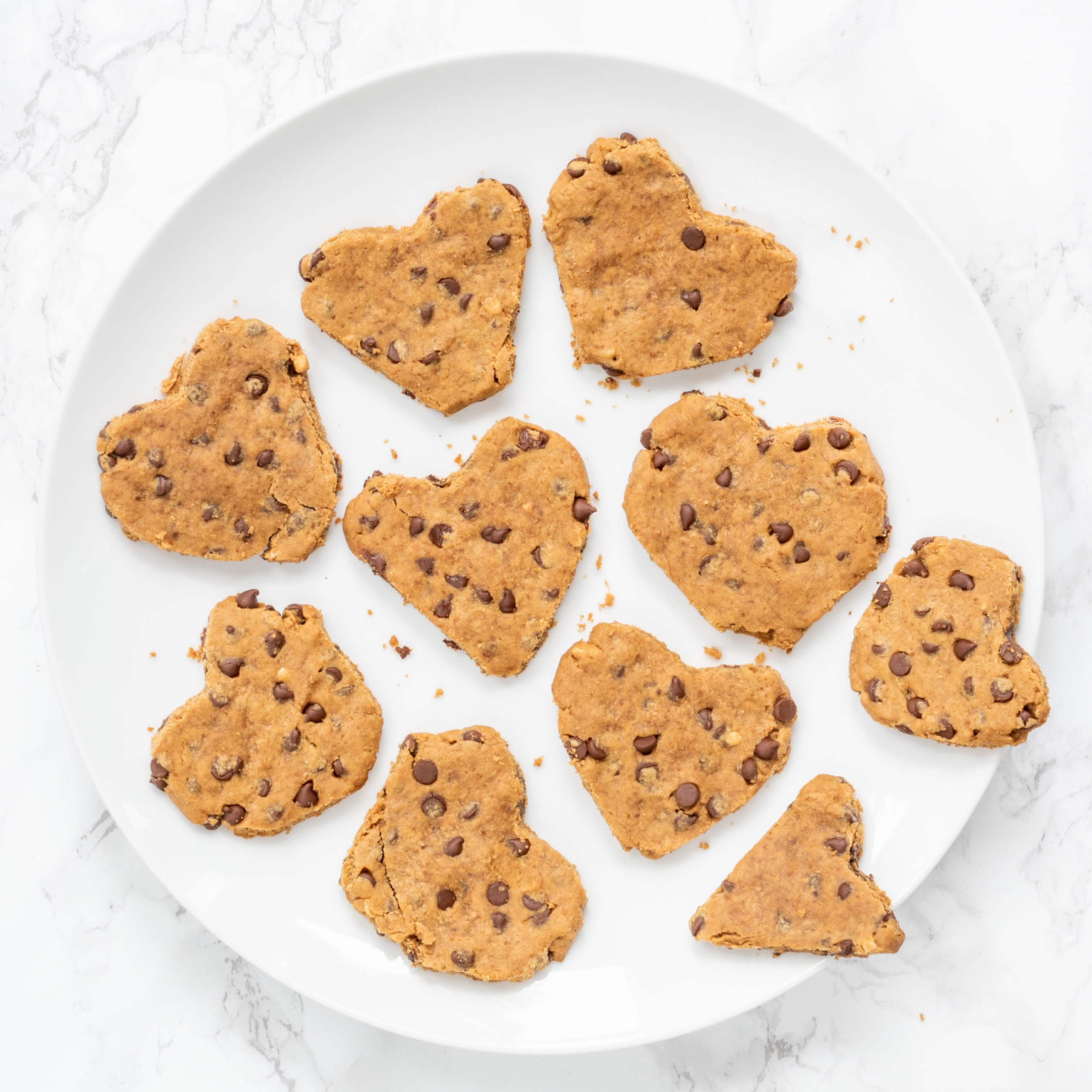 Peanut Butter Chocolate Chip Cookies (Vegan, Gluten-Free, Oil-Free)