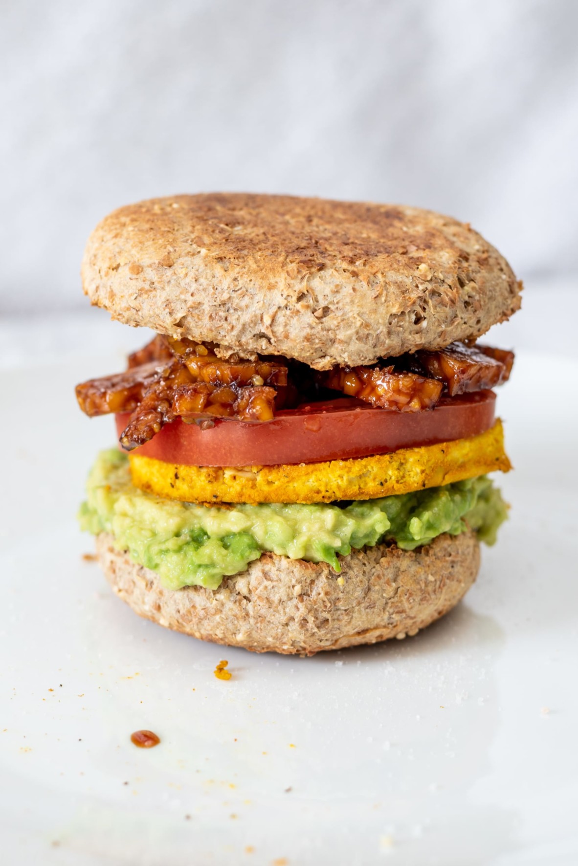 Vegan Breakfast Sandwich (oil-free) Featured Image