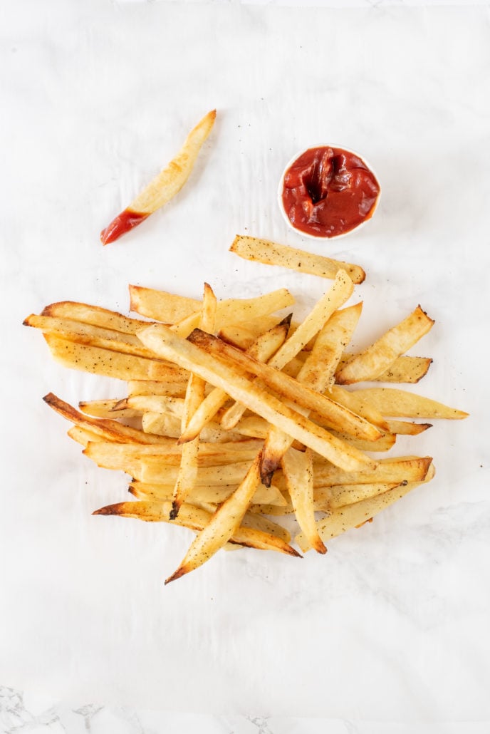 Crispy Baked French Fries (Oil-Free)