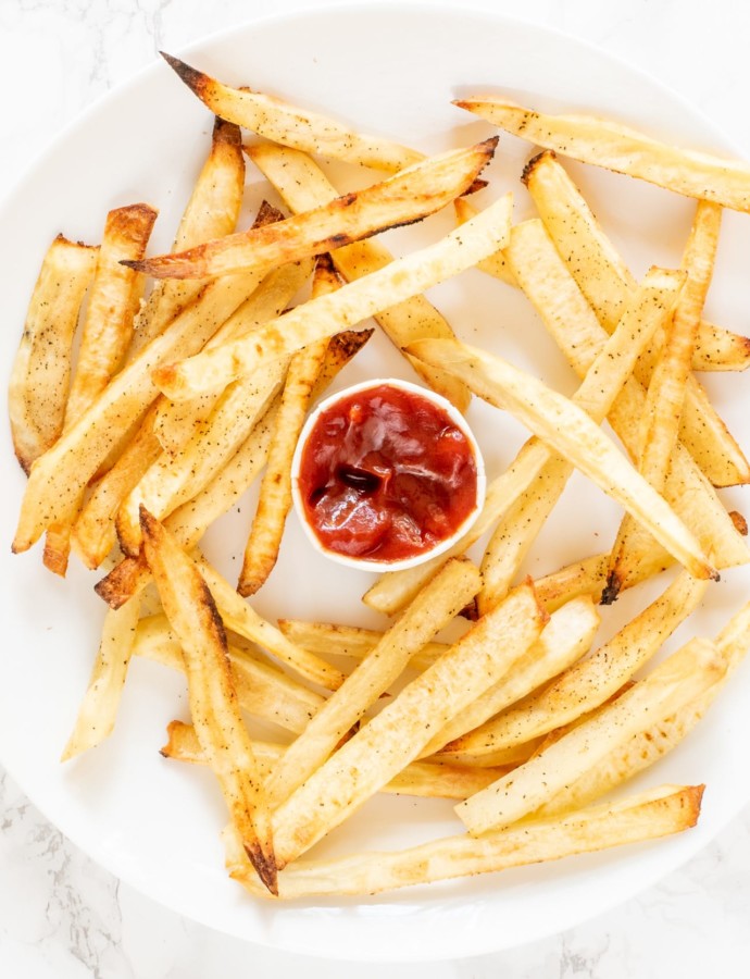 Crispy Baked French Fries (Oil-Free)