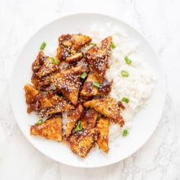 General Tso's Tempeh