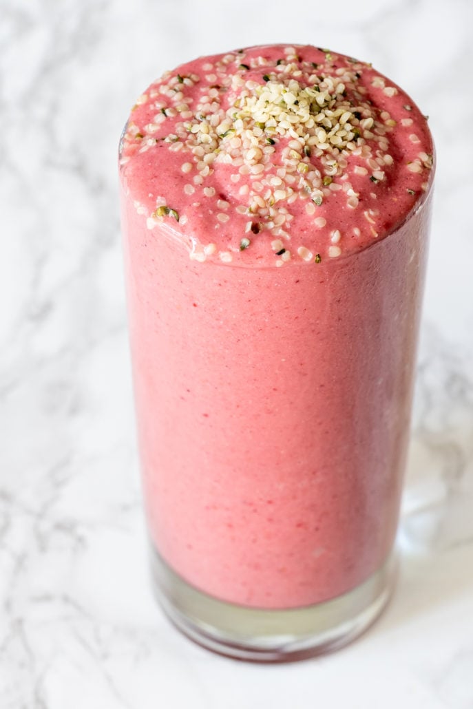 high fiber vegan smoothie