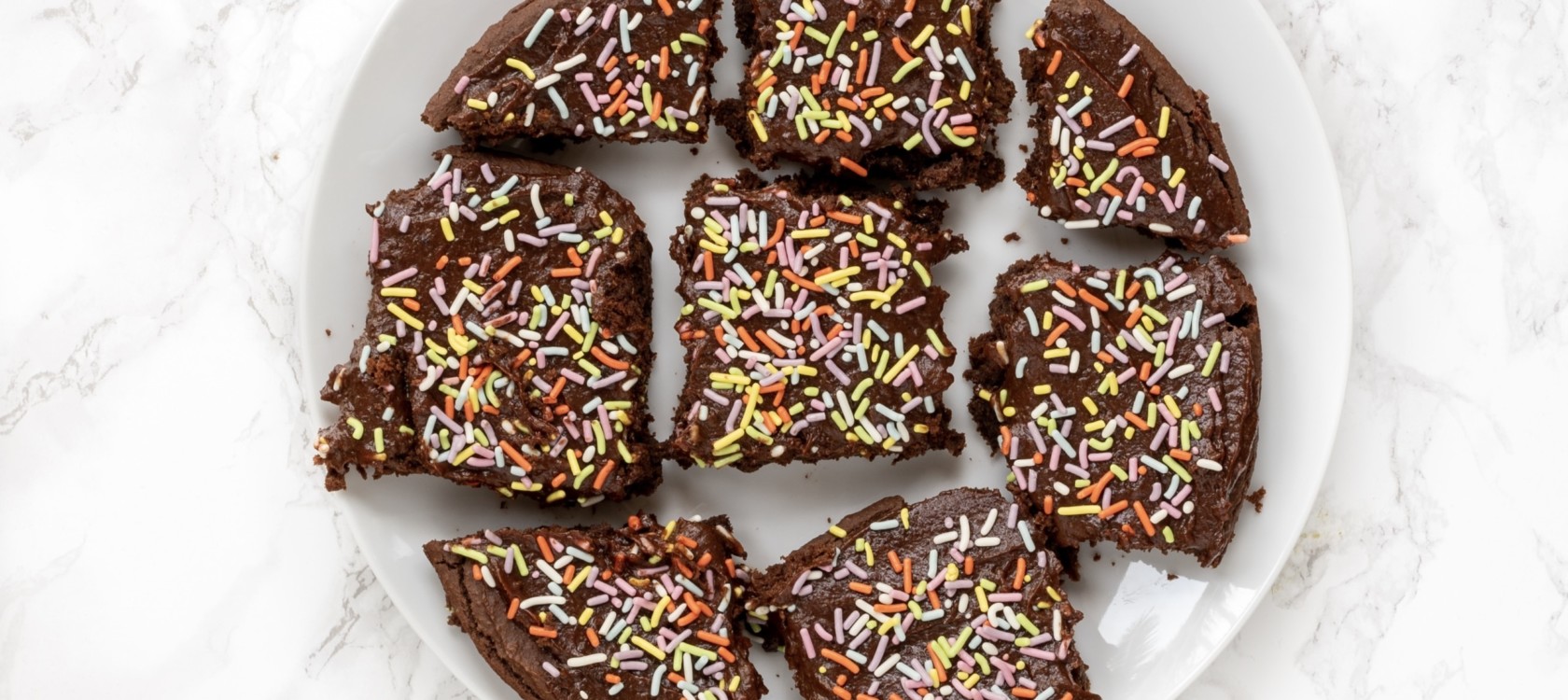 Chocolate Frosted Vegan Brownies