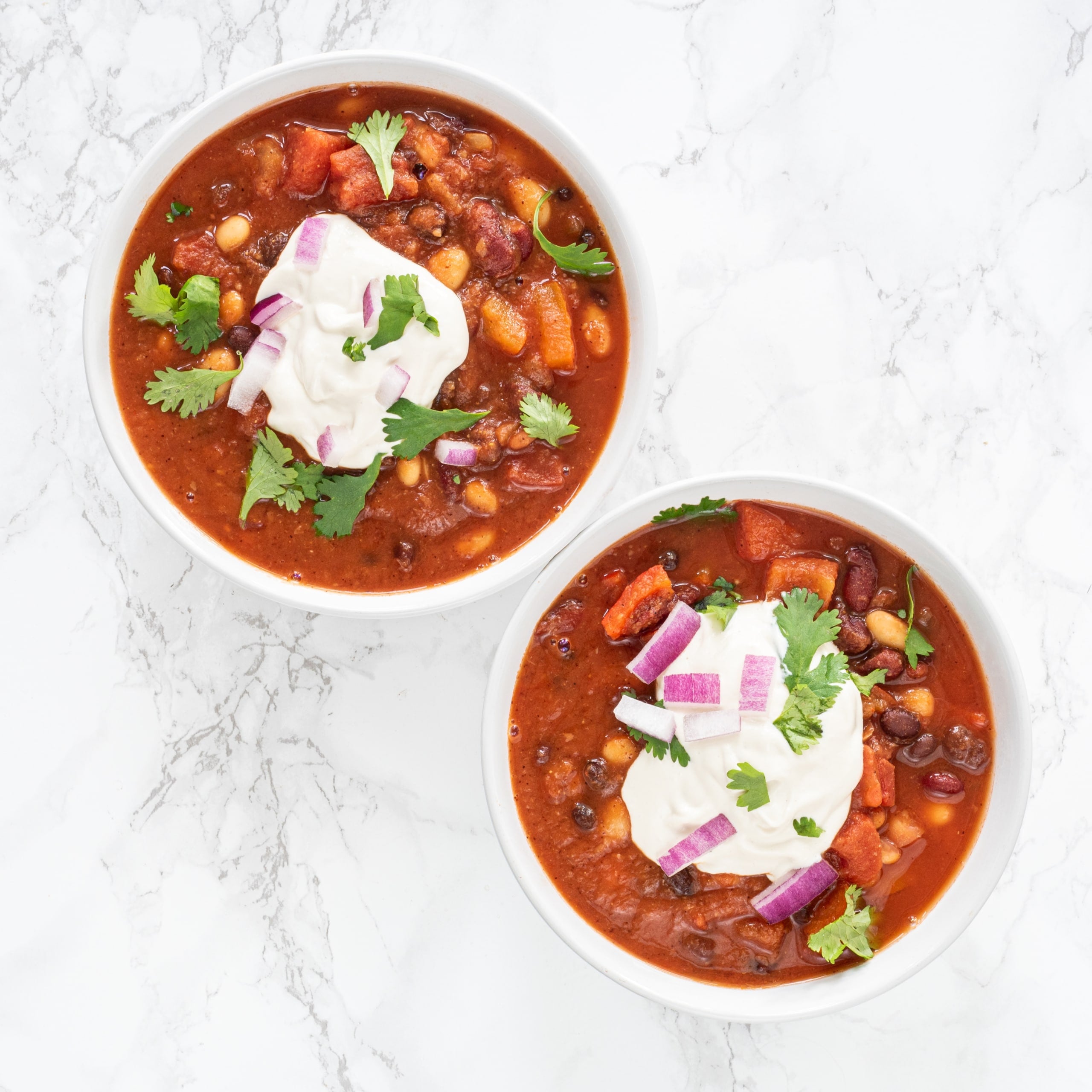 Three Bean 20-Minute Chili (vegan & gluten-free!) - HealthyGirl Kitchen