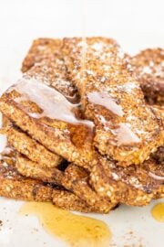 Vegan French Toast Sticks (oil-free)