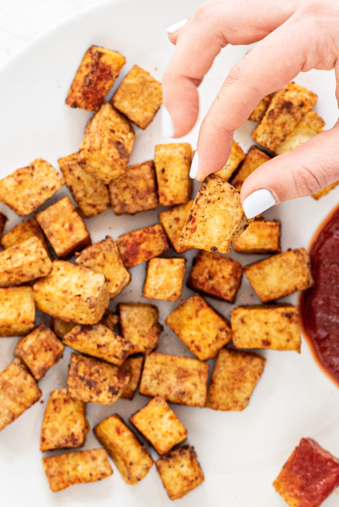 Vegan Air-Fried Tofu Nuggets Picture