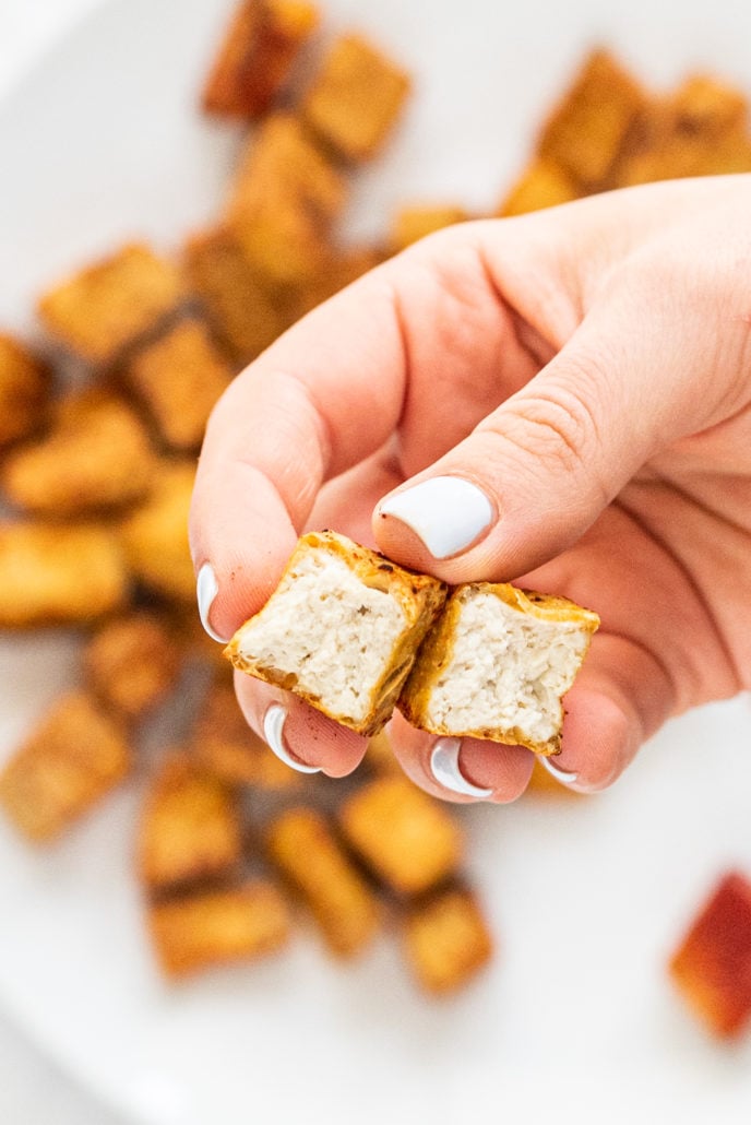 air-fried tofu