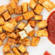 air-fried tofu nuggets