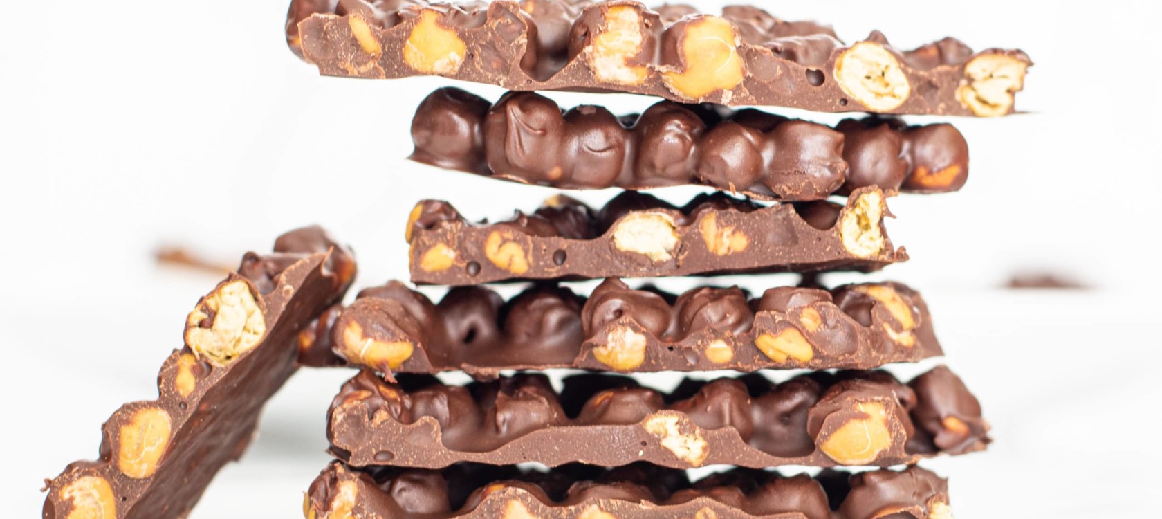 Vegan Chocolate Covered Chickpea Bark Picture