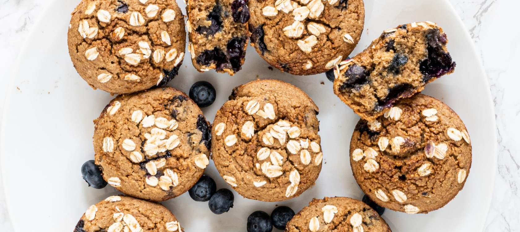 Moist Vegan Blueberry Muffins Picture