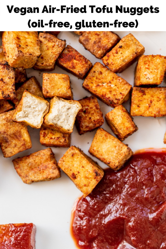 Vegan Air-Fried Tofu Nuggets Pinterest