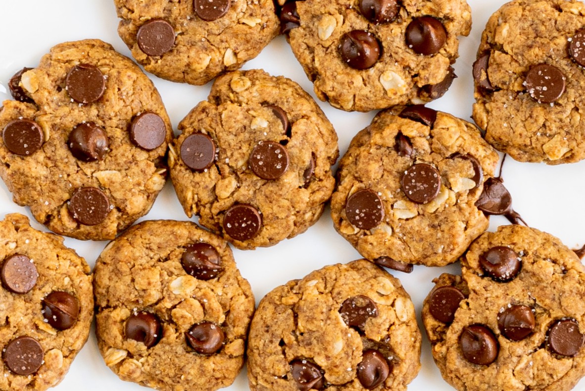 Vegan Peanut Butter Chocolate Chip Cookies Picture