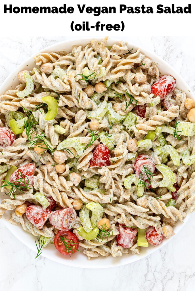 Homemade Vegan Pasta Salad 