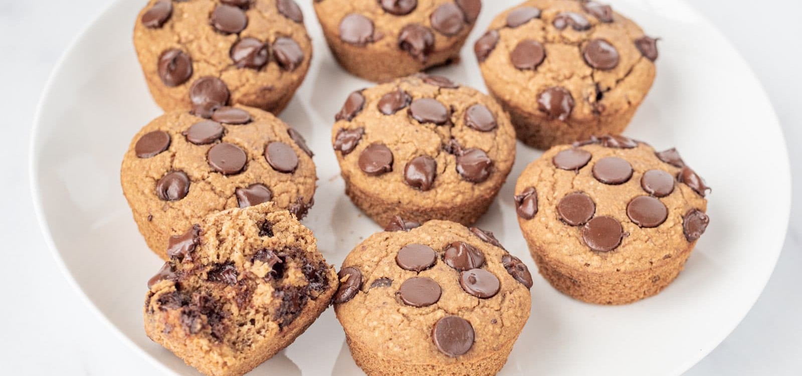 vegan gluten free chocolate chip muffins