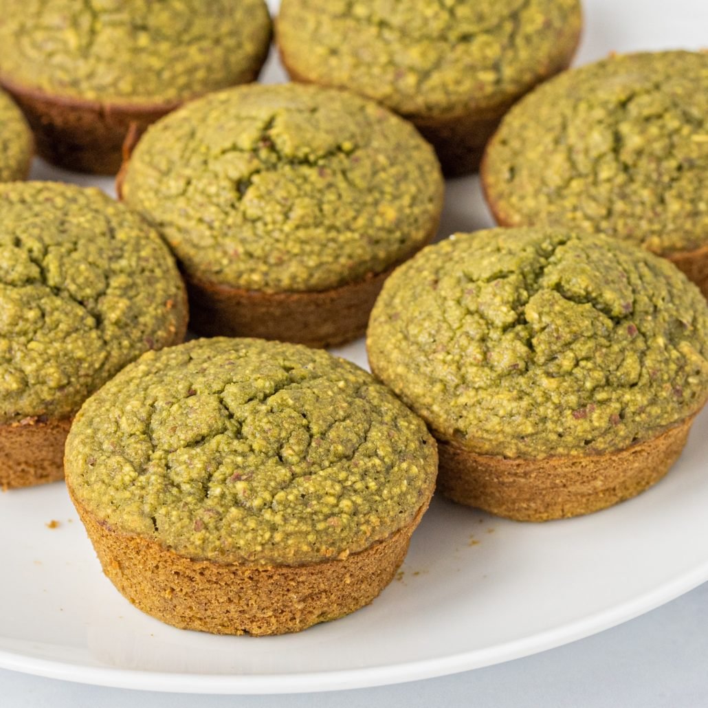 Vegan Gluten-Free Matcha Muffins - HealthyGirl Kitchen