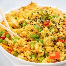 easy vegan fried rice