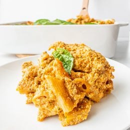 Vegan Baked Ricotta Pasta