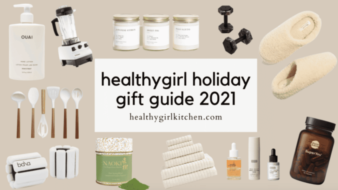 Healthy Girl Holiday Gift Guide 2021 Featured Image