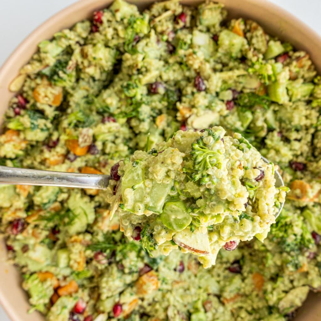 quinoa broccoli salad