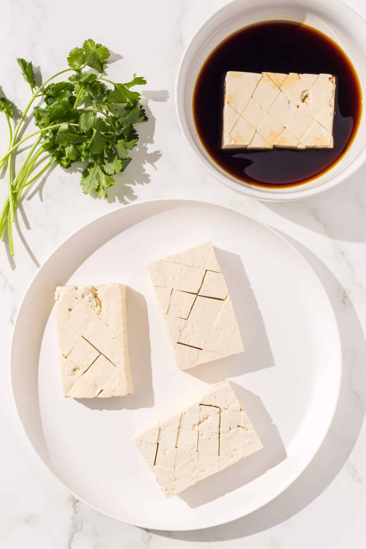 Tofu Dinner Bowls (with mango salsa!)