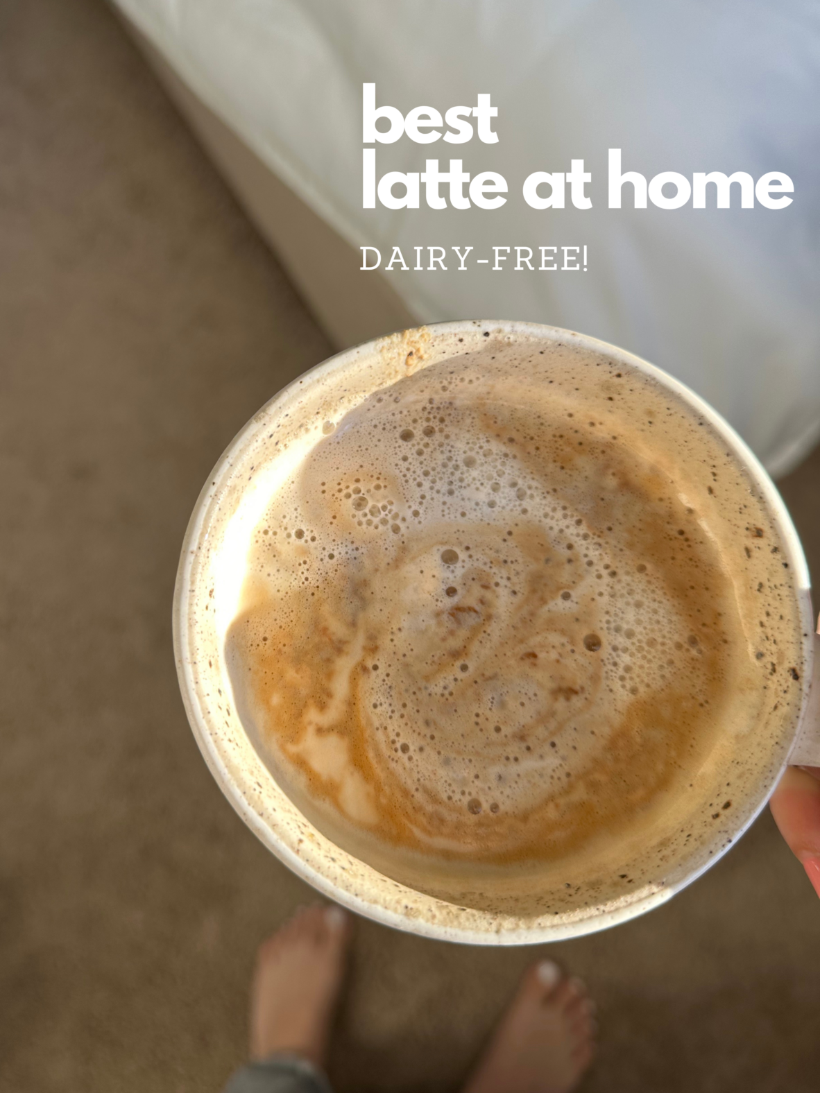 how to make a latte at home