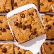 Vegan Tahini Blondies