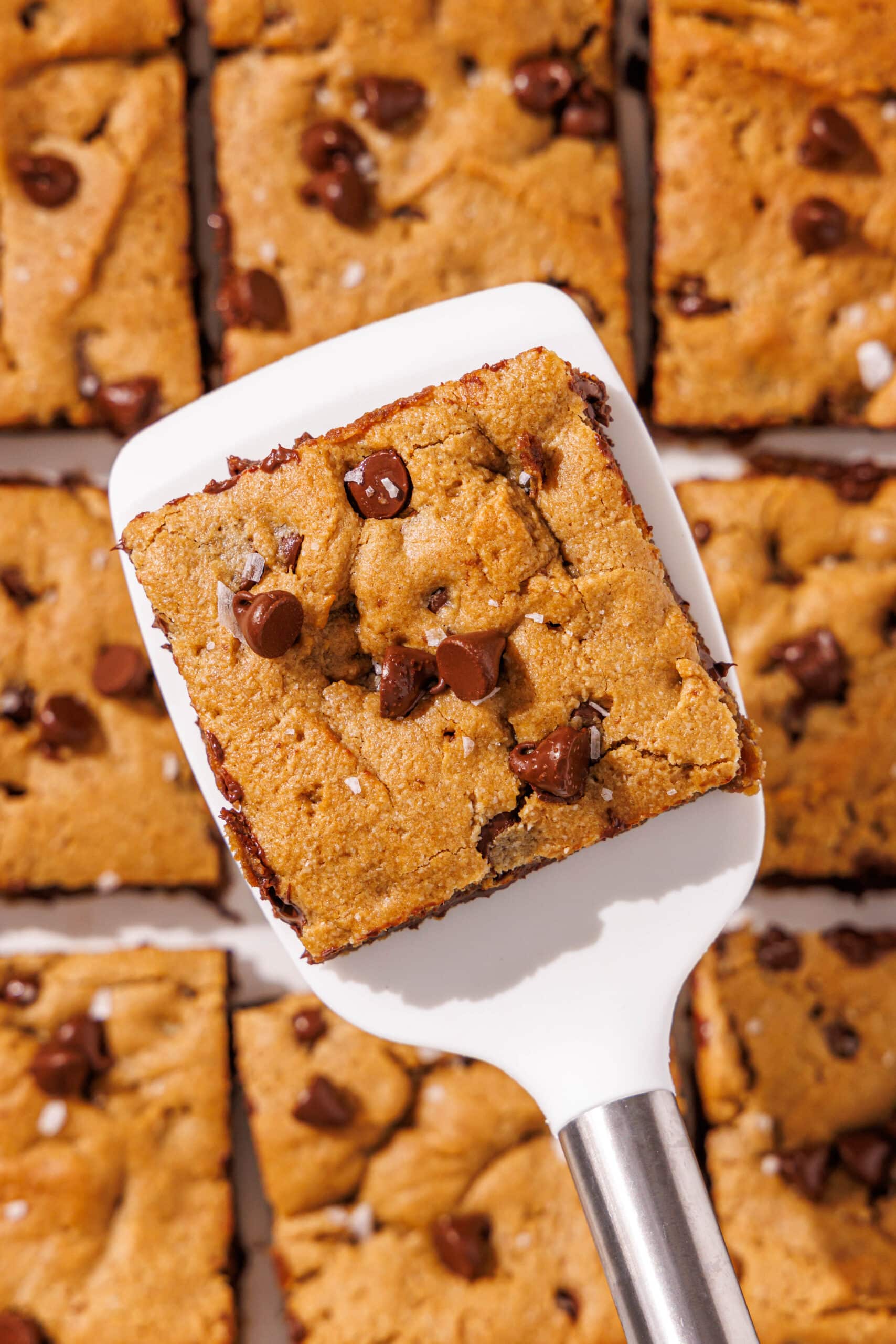 Vegan Tahini Blondies - HealthyGirl Kitchen