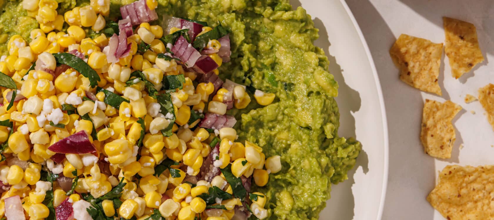 Corn Salad with Guacamole