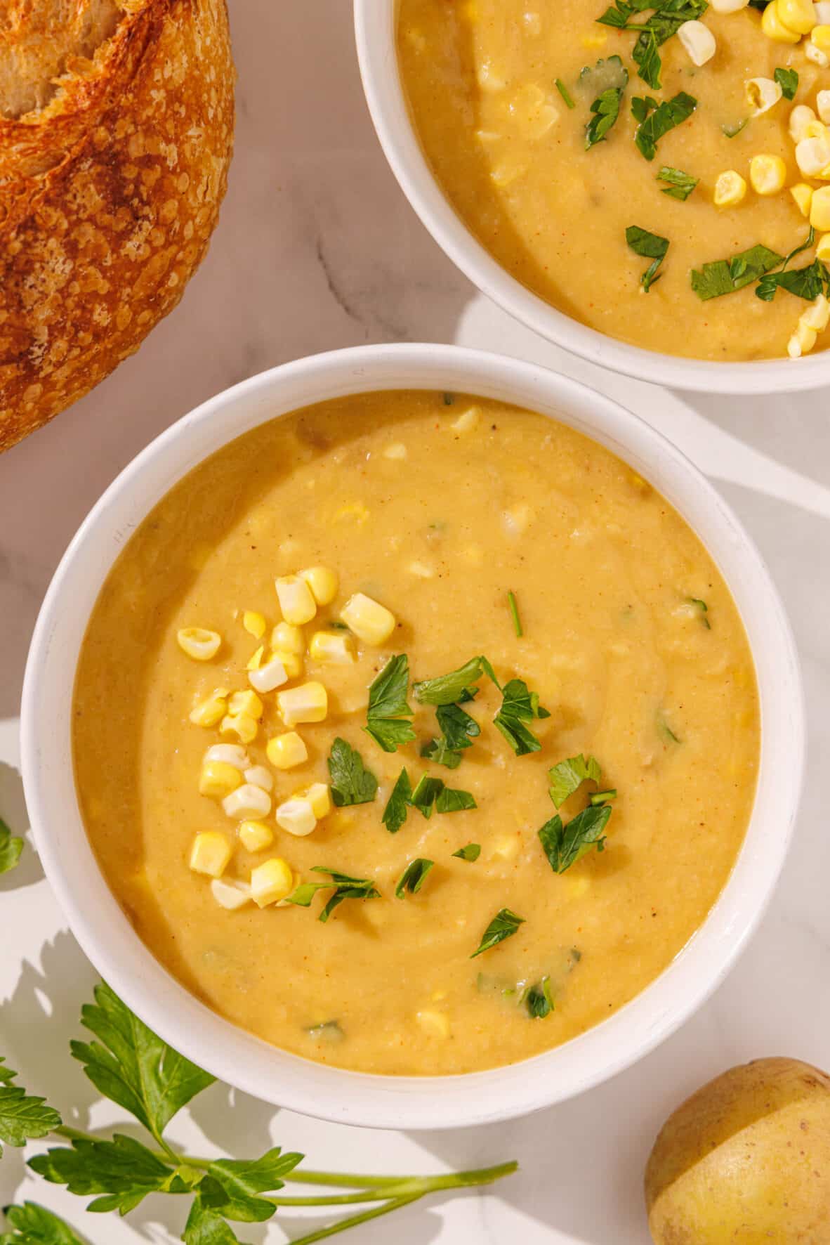 Cauliflower Corn Chowder