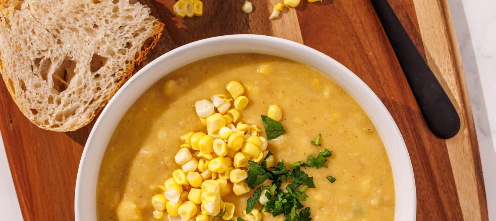 Cauliflower Corn Chowder