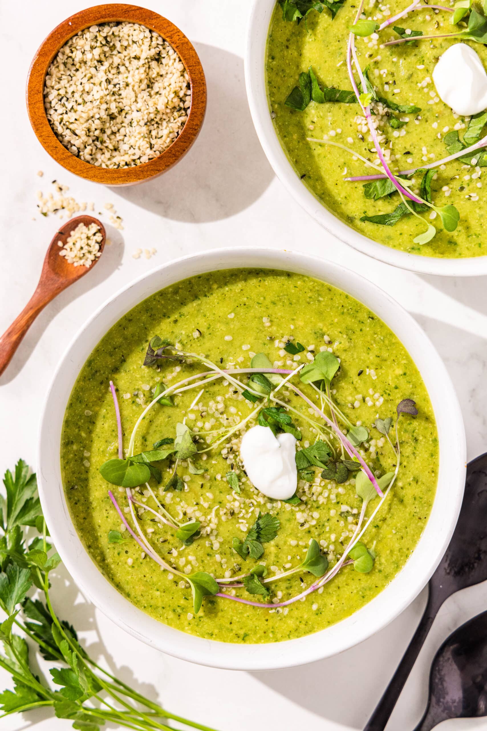 Green Goddess Soup - HealthyGirl Kitchen